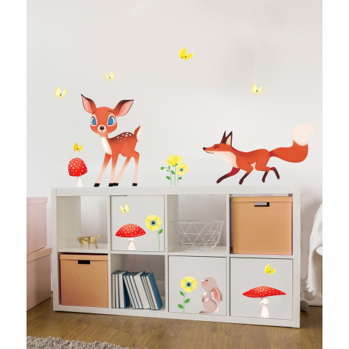 Wall sticker for children In the woods - Acte-Deco