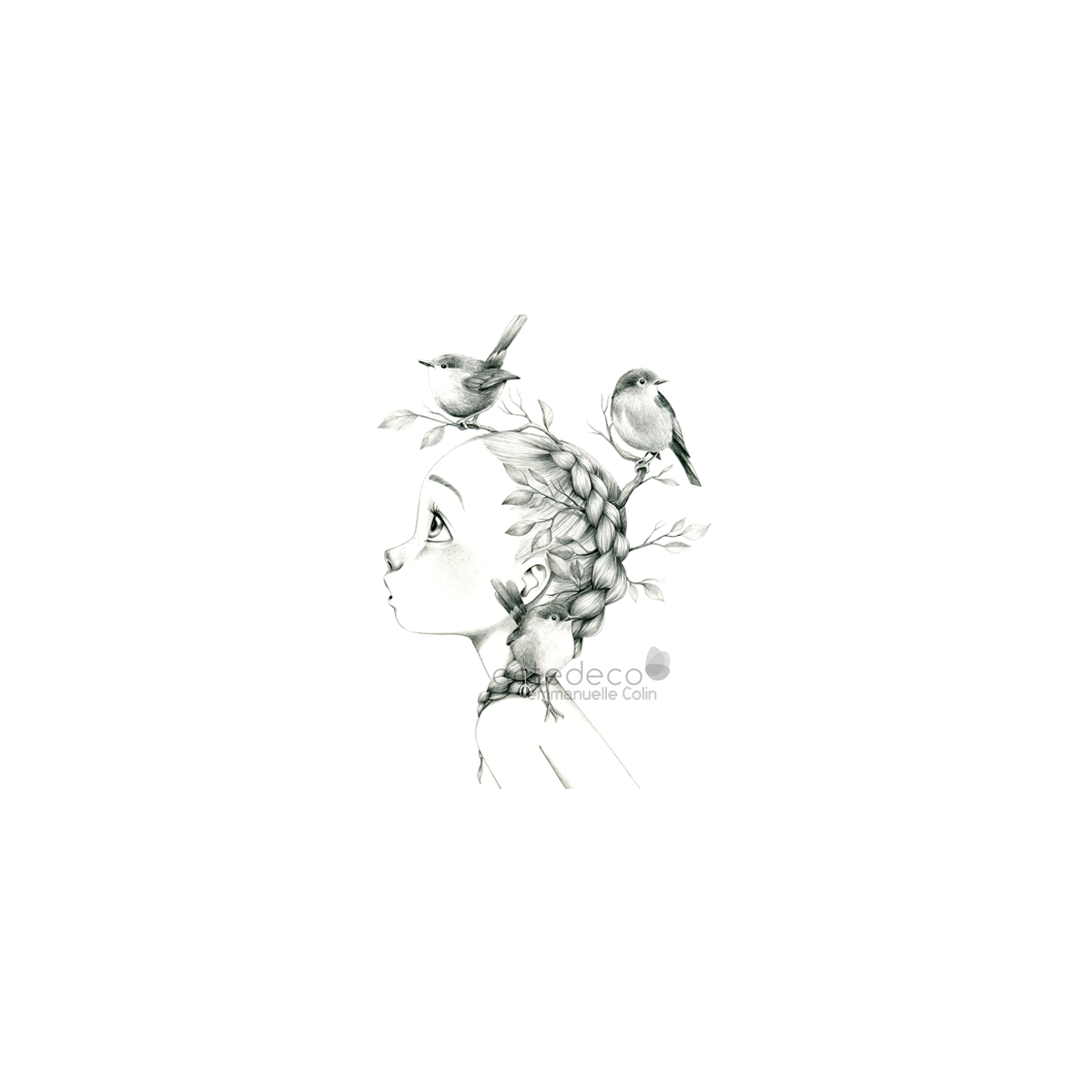 Tableau Wild girl 11-bw Tableau Wild girl 11-bw