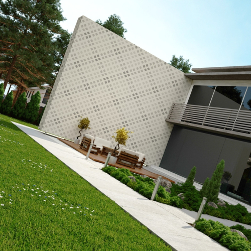 Outdoor décor Geometric pattern | Acte-Deco