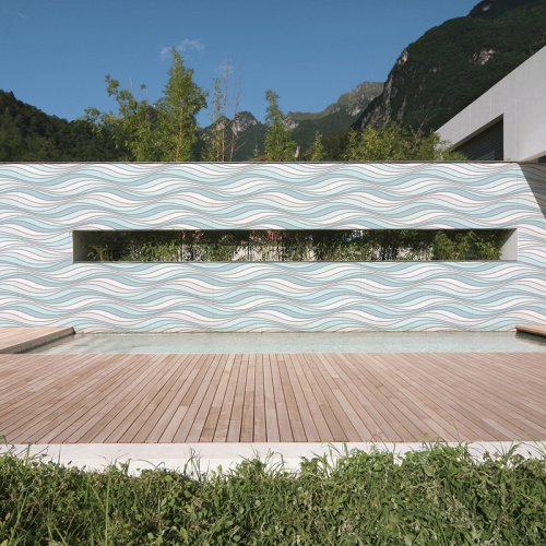 Geometric 06 outdoor wallpaper Acte-Deco