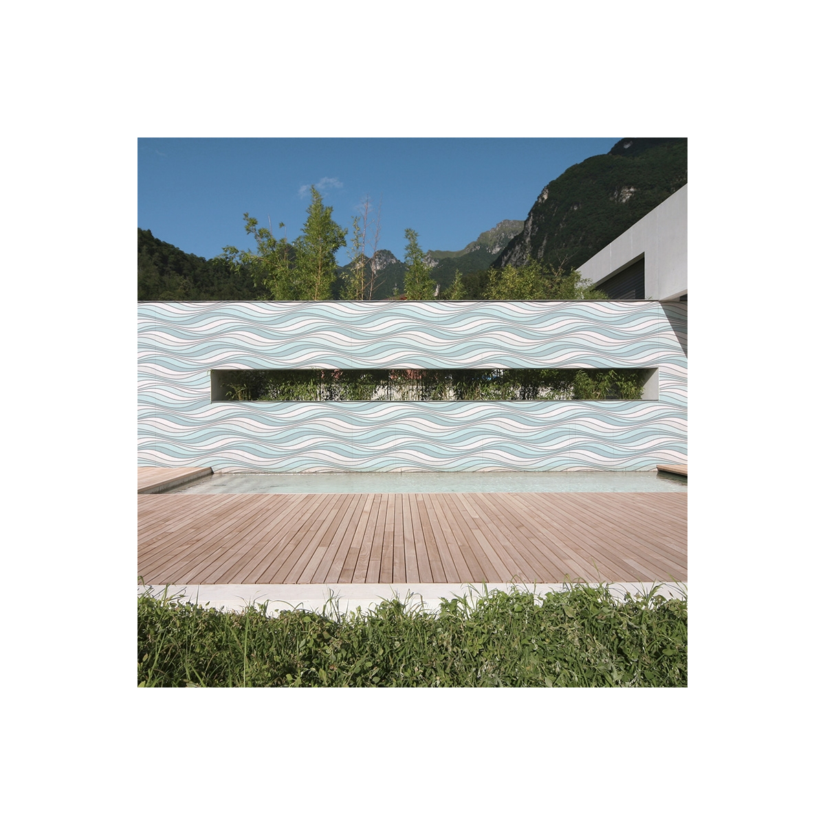 Geometric 06 outdoor wallpaper Acte-Deco