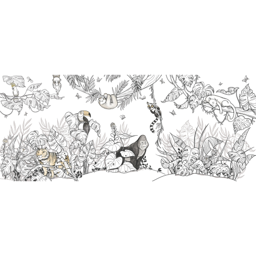 Papel pintado panorámico Selva 02