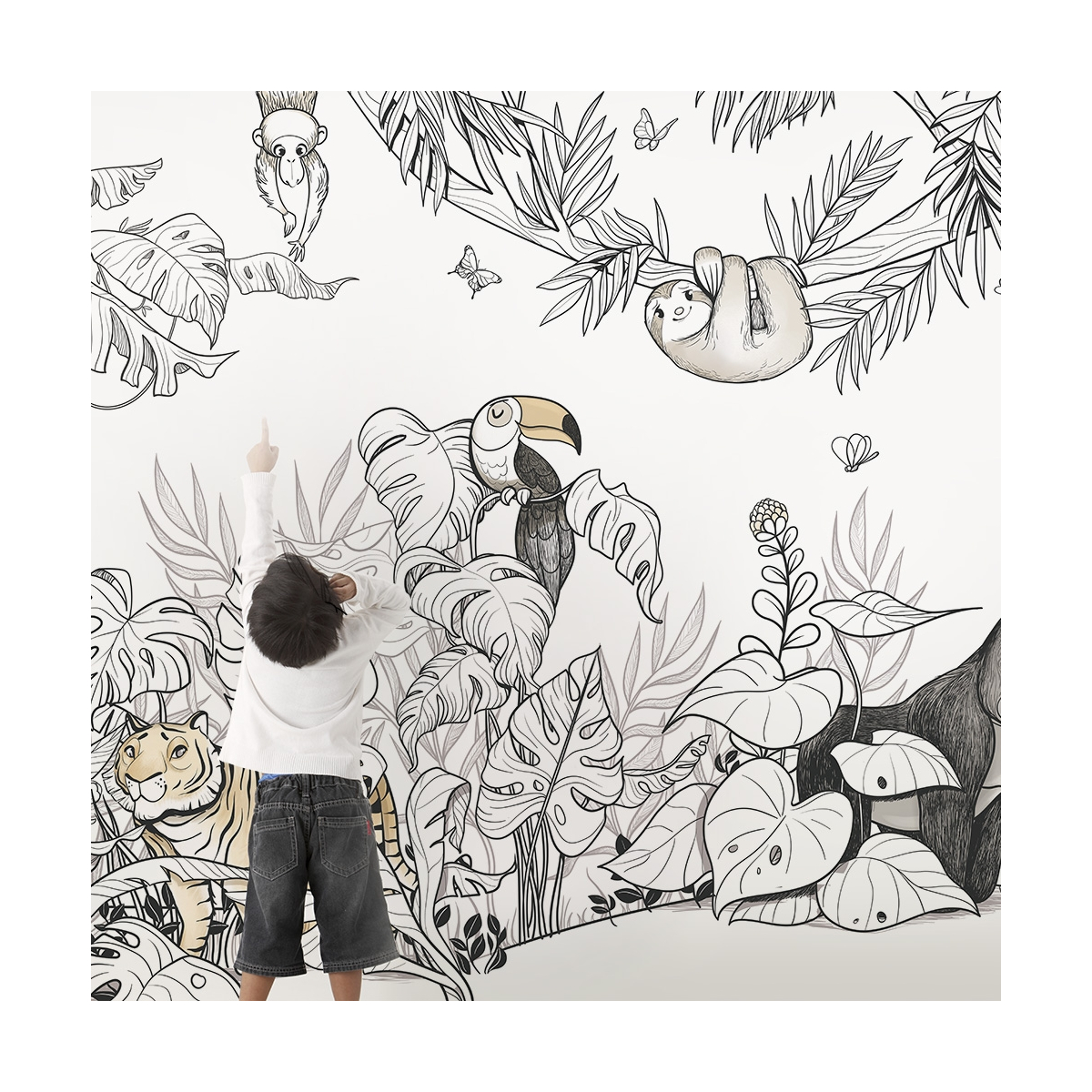 Papel pintado panorámico Selva 02