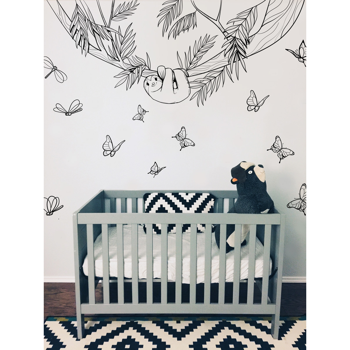 Sticker mural papillons et libellules pour enfant- Acte Deco