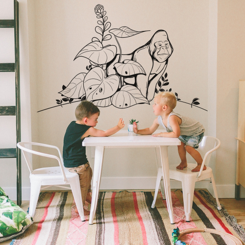 Wall Sticker The Gorilla | Acte-Deco