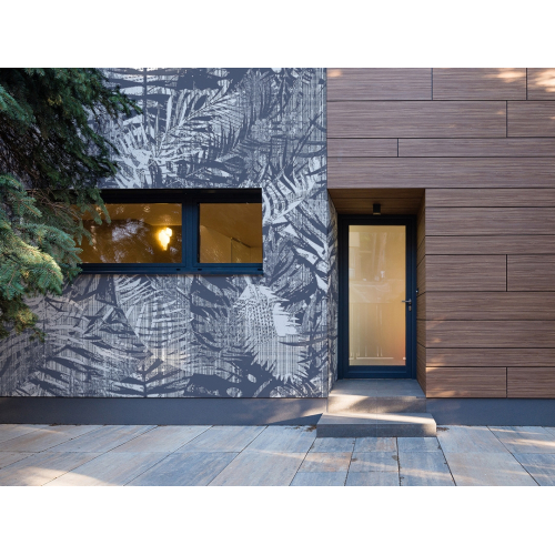 Outdoor décor Tropical blue leaves