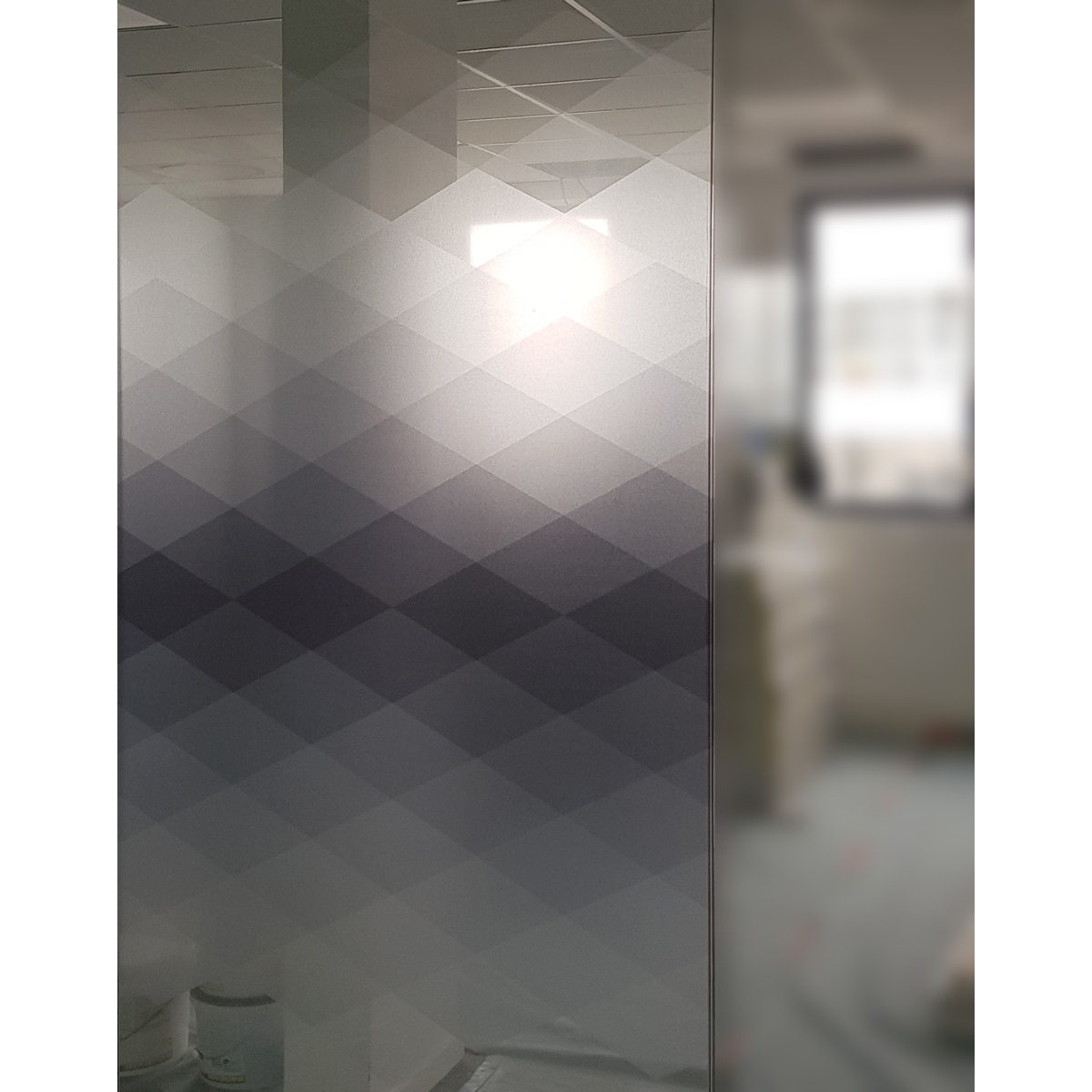 Geometric 04 decorative window film Acte-Deco