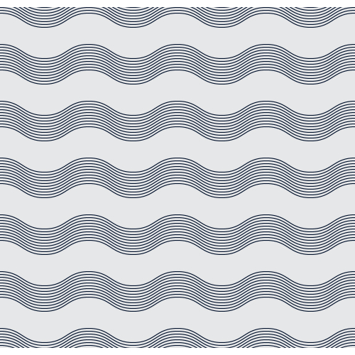 Blue waves outdoor wallpapers - UV resistant