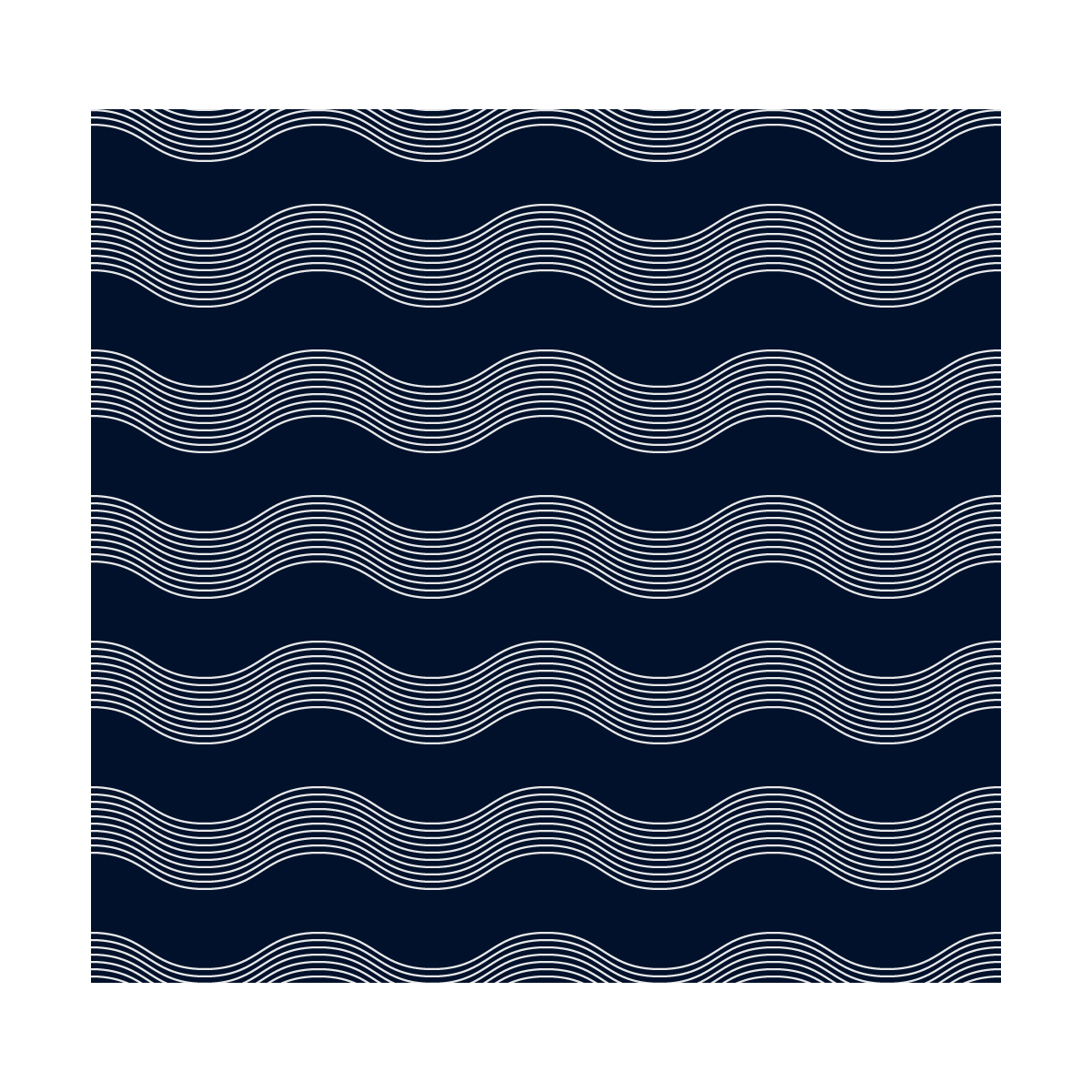Blue waves outdoor wallpapers - UV resistant