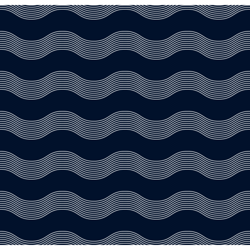 Blue waves outdoor wallpapers - UV resistant