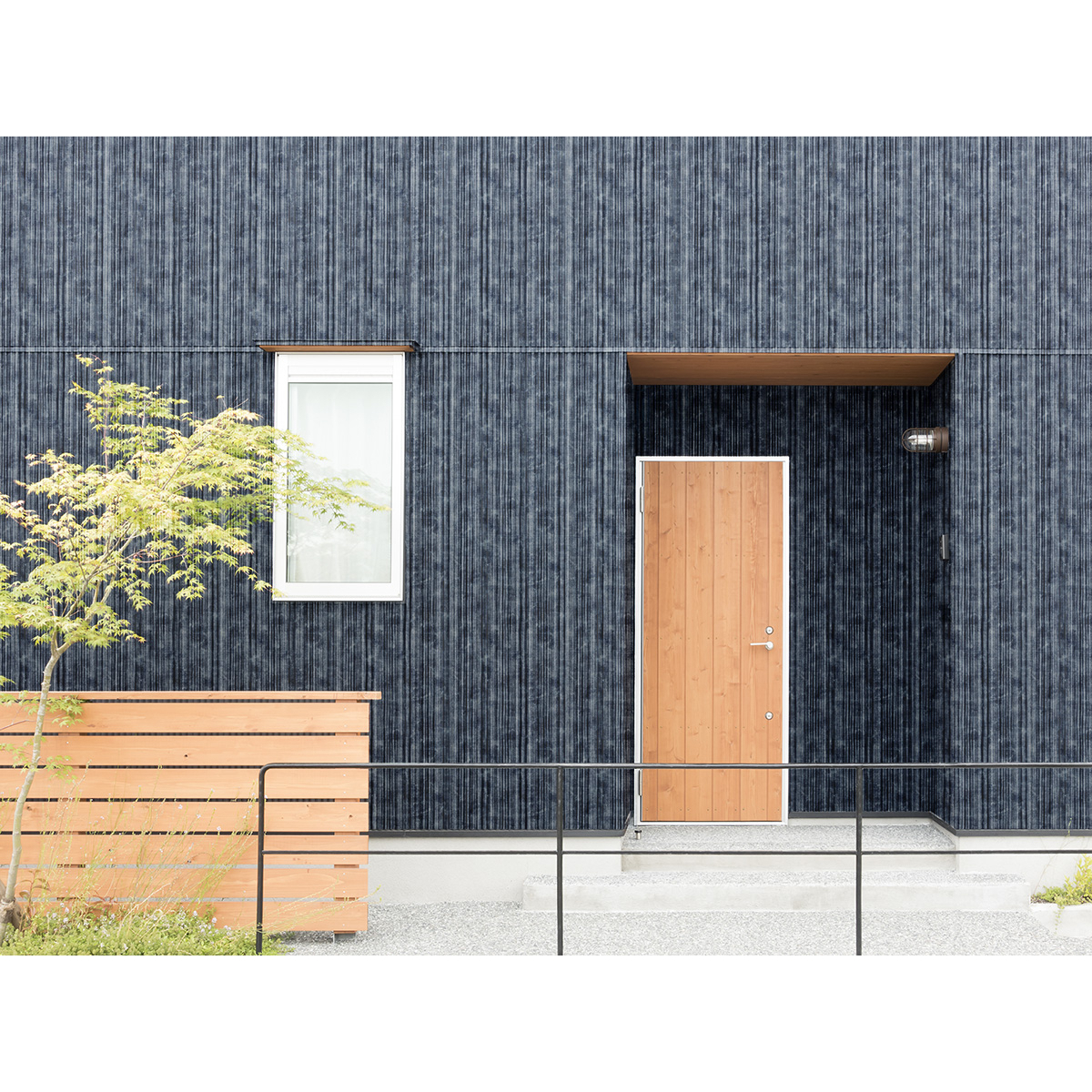 Decorazione esterna Strisce acquerellate - Resistente ai raggi UV