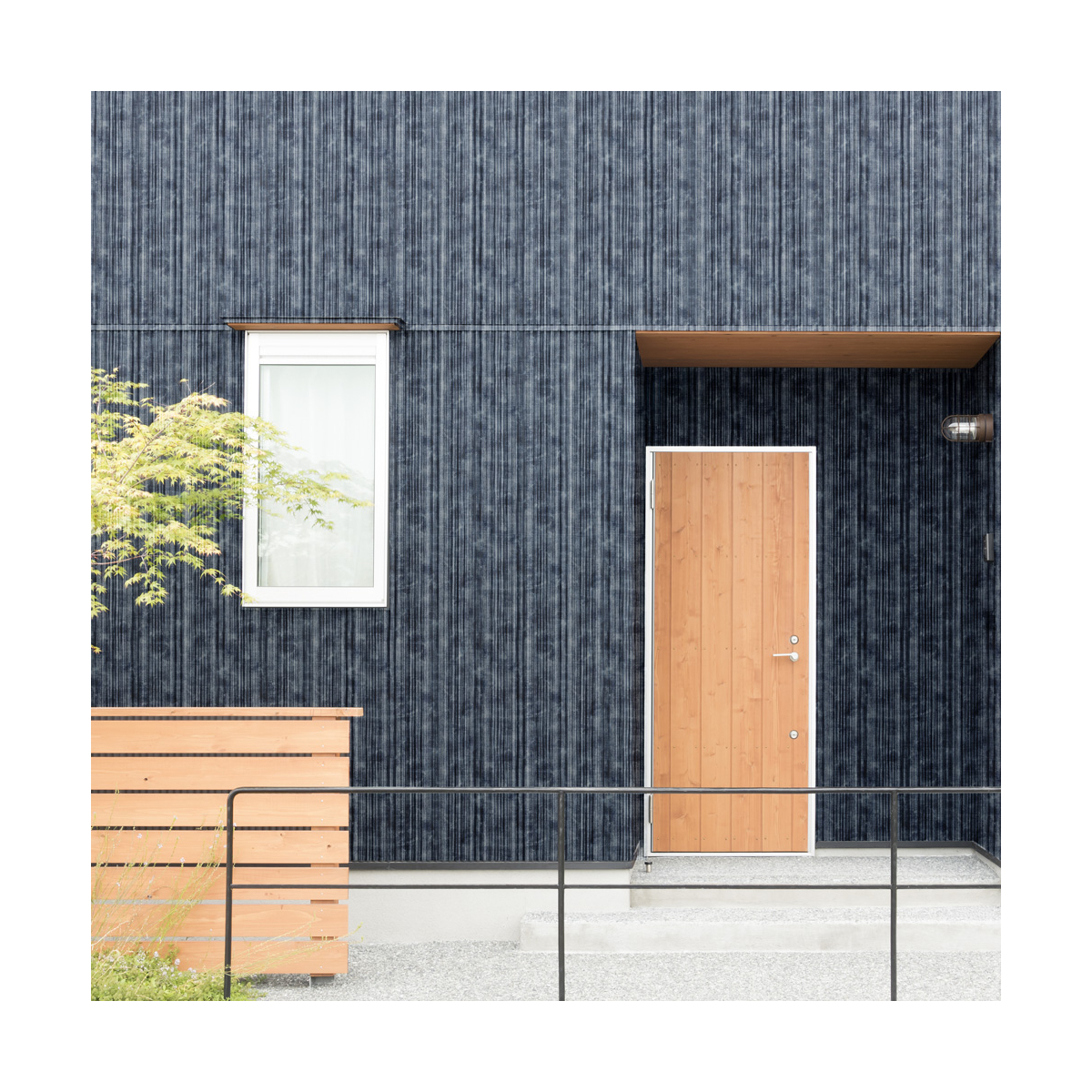 Decorazione esterna Strisce acquerellate - Resistente ai raggi UV