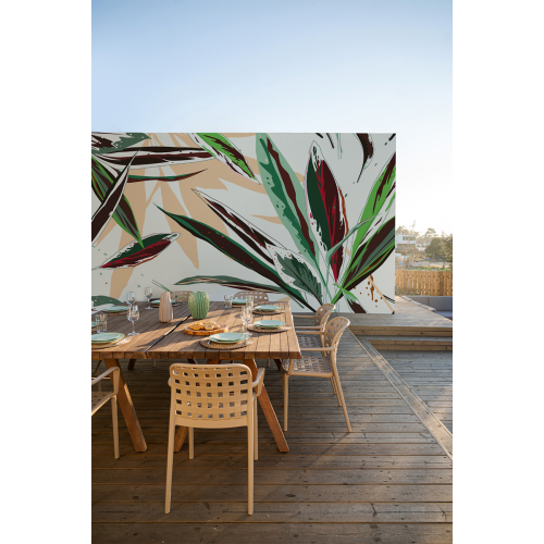 Colorful leaves- UV resistant outdoor wallpapers