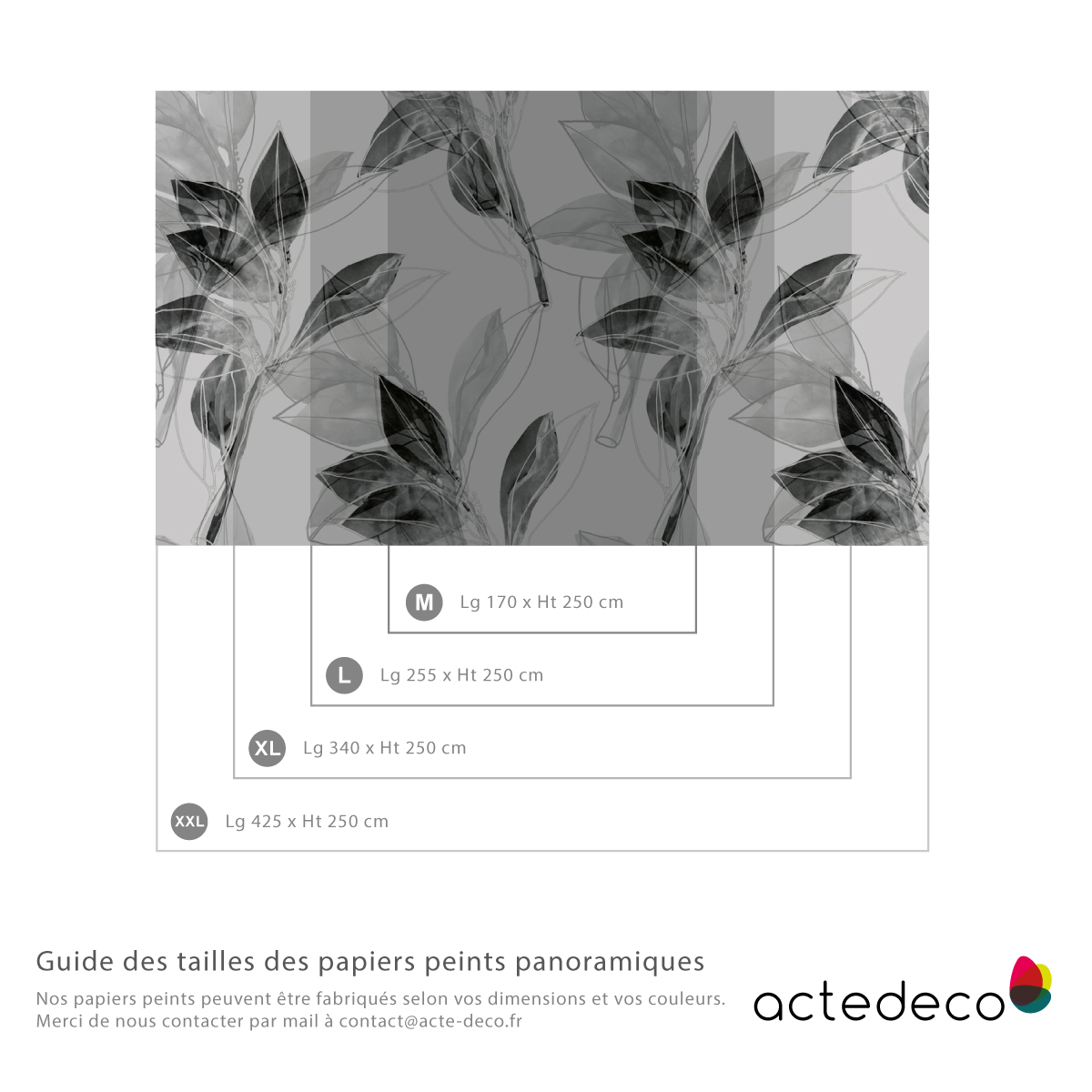 Papier peint panoramique collection laurel Branch - Acte-Deco
