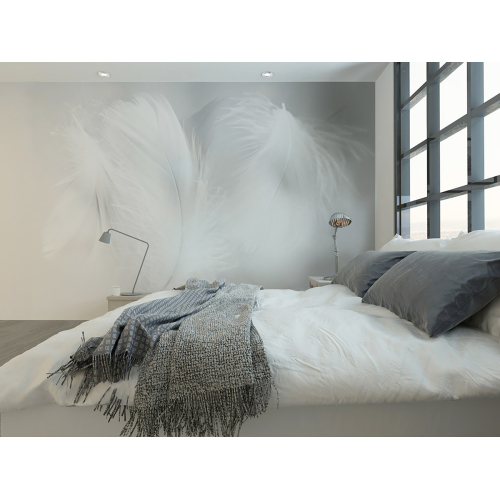 Panoramic wallpaper - Plumes 2 - Collection Acte-Deco