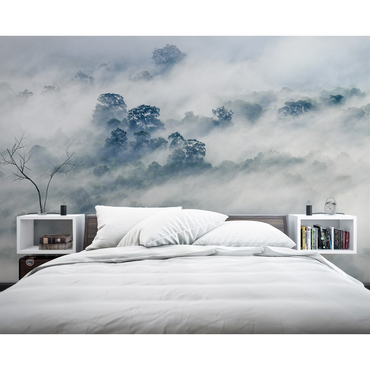 Papel pintado panorámico Niebla matinal 01 | Acte-Deco