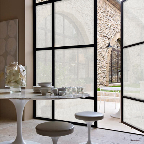 Tejidos adhesivos para ventanas Squid Ash