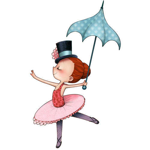 Wall Sticker The Dancer for kids - Circus 1