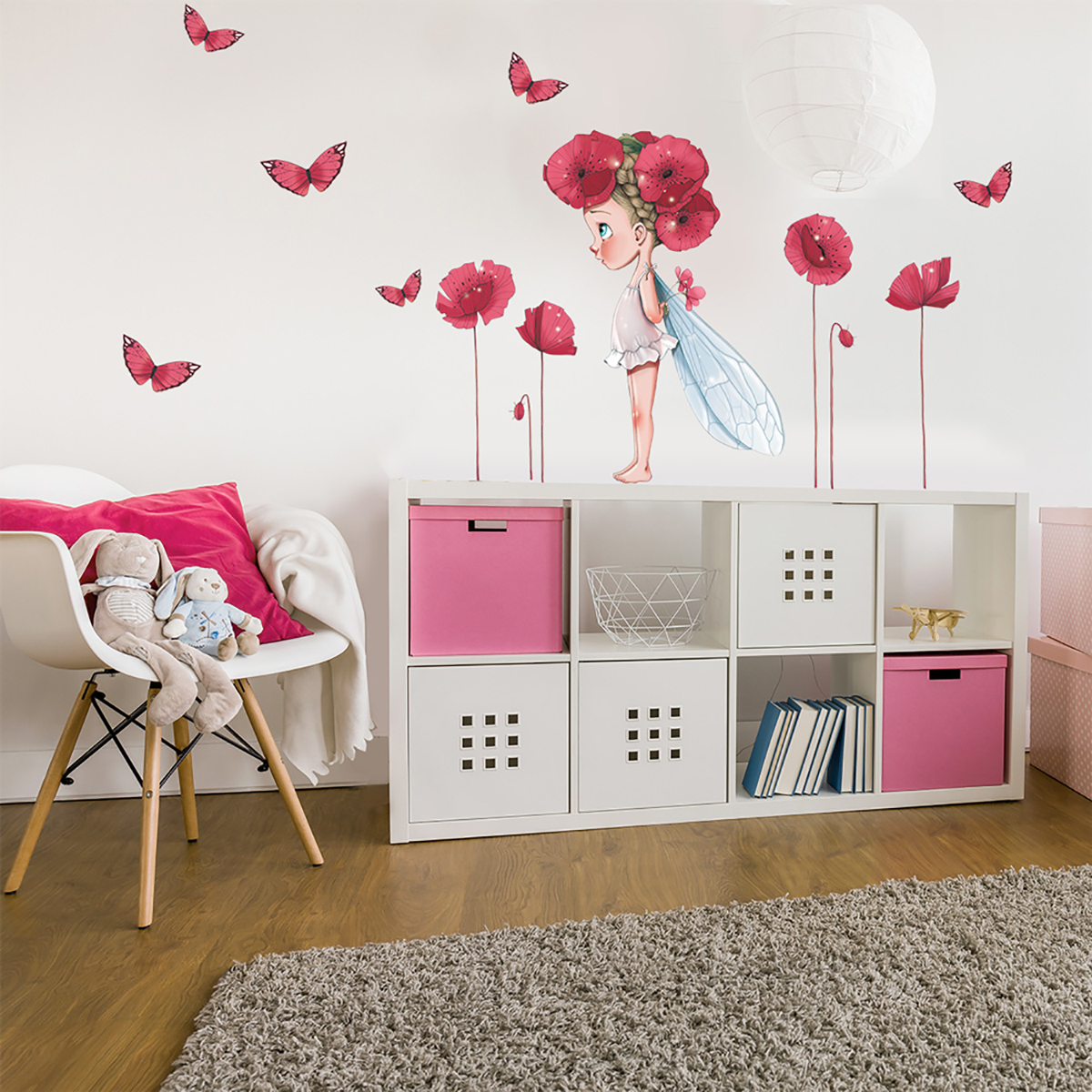 Adesivo murale per bambini "Little fairy Lisette" - Acte Deco