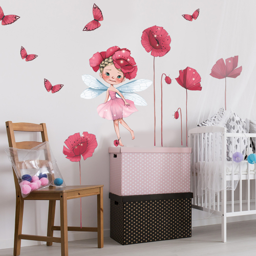 Wall sticker Little fairy Isodorine for children