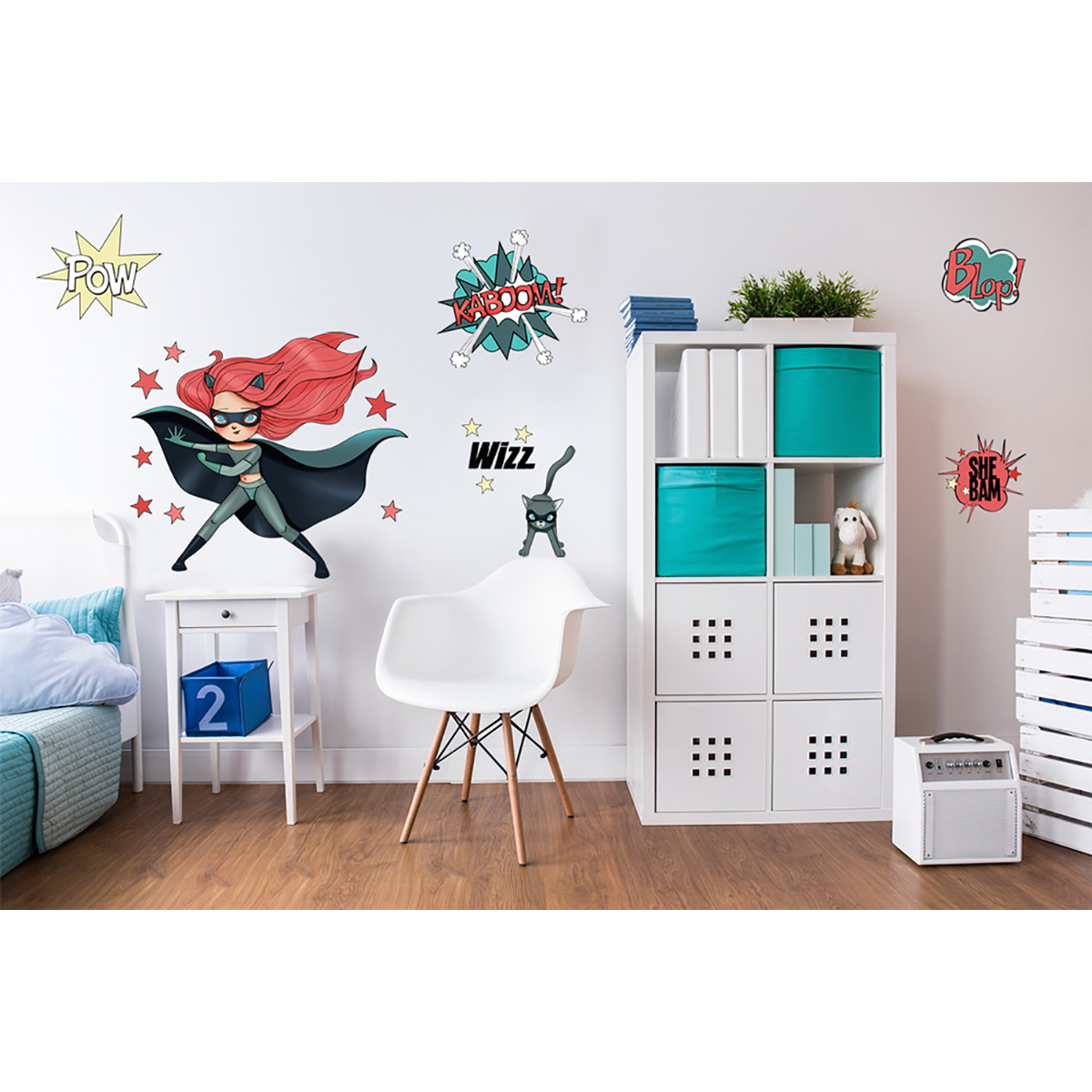 Vinilo decorativo Pegatina de pared Adhesiva Gatos Infantil