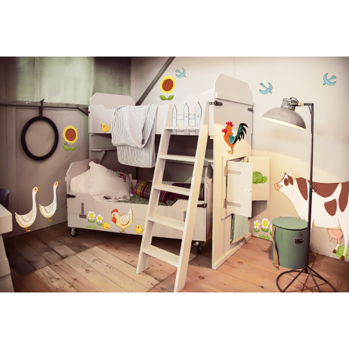 Wall sticker for children Farm animals - Acte deco