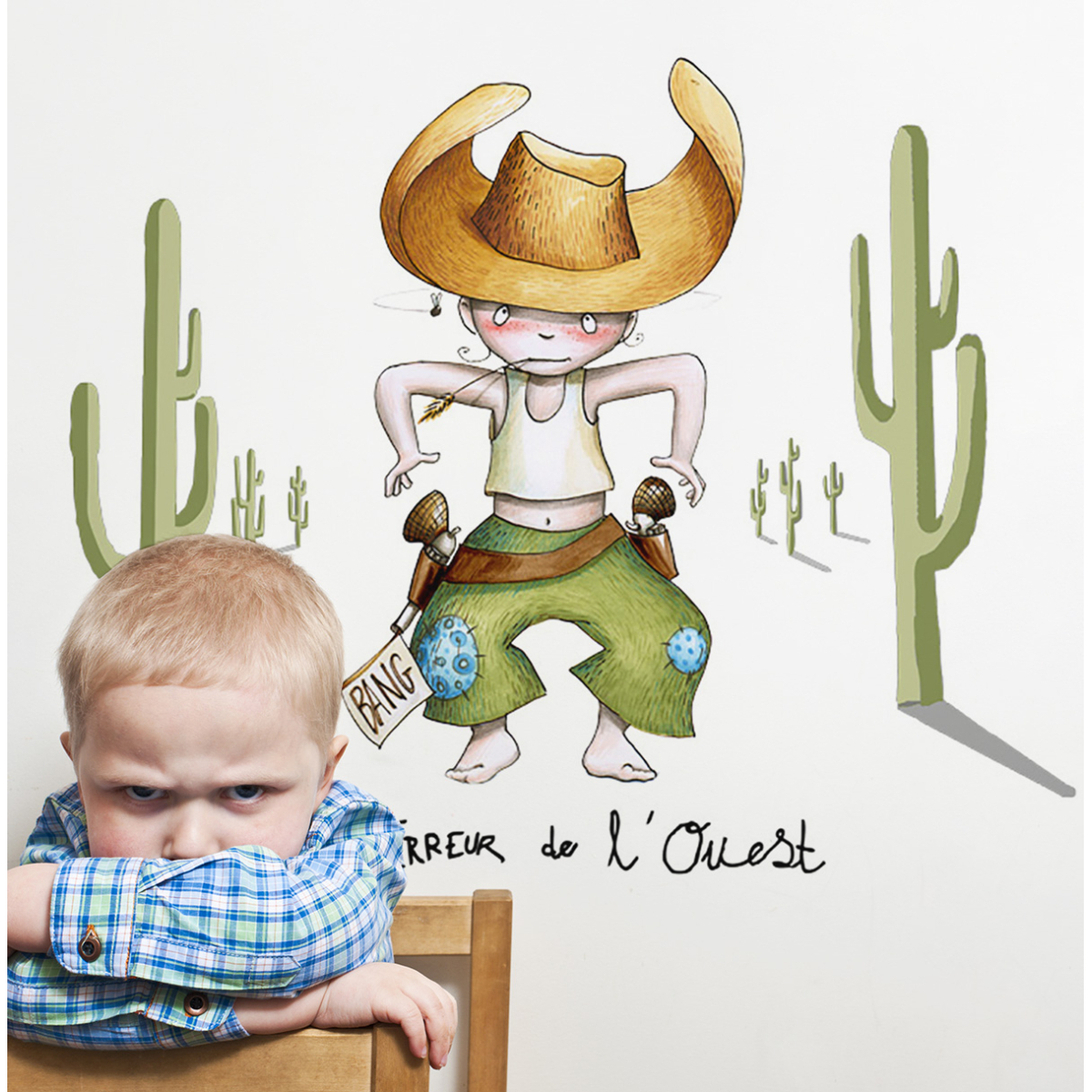 Sticker mural Bangbang kid pour enfant- Acte Deco