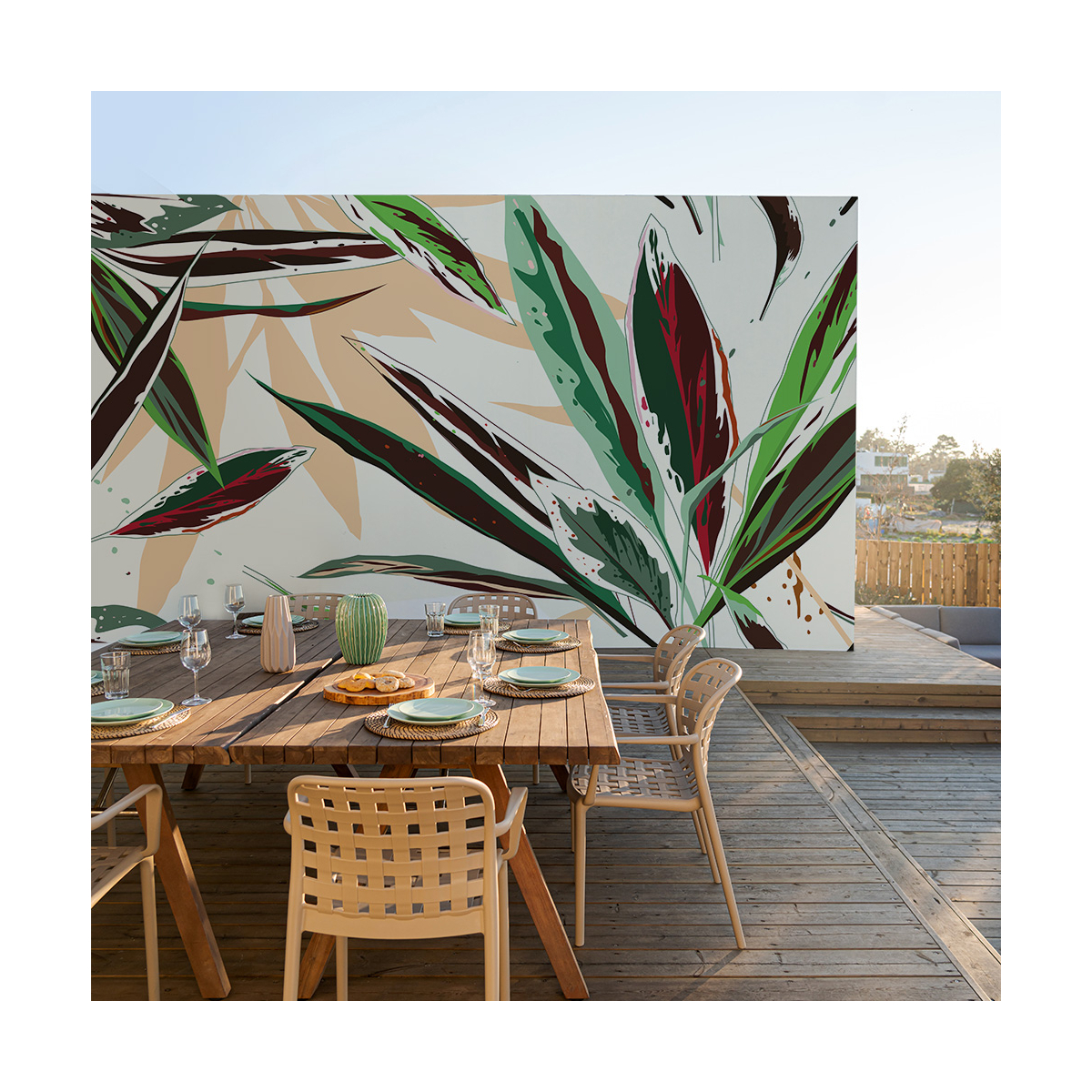 Outdoor custom wallpapers | Acte-Deco