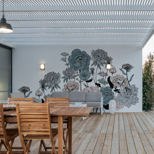 Mina Outdoor Wallpaper