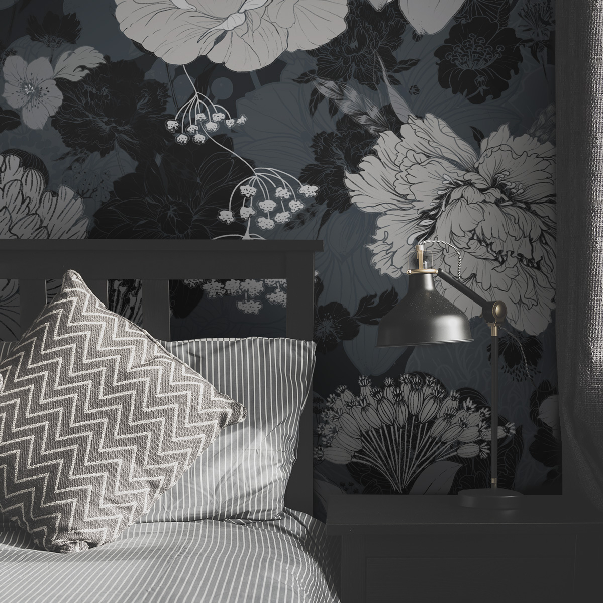 Panoramic wallpaper Louise Collection - Acte-Deco
