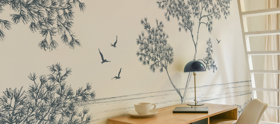 Papel pintado paisaje | Acte Deco